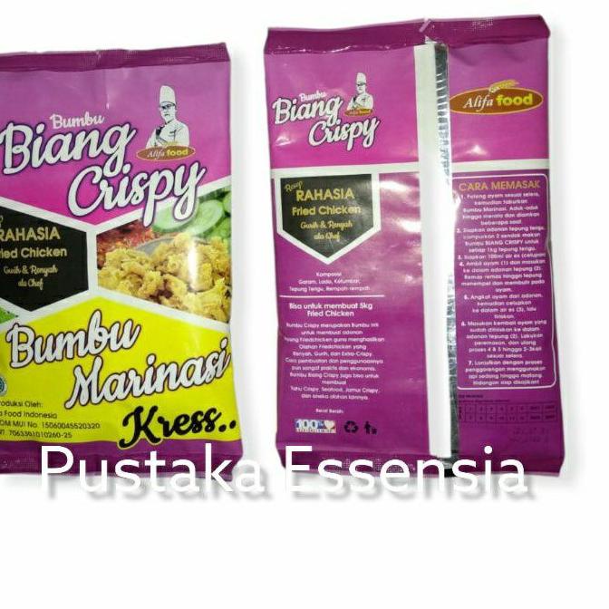 

Terbaik [PE] ALIFA FOOD Paket Hemat Biang Crispy 150g & Bumbu Marinasi 100g %