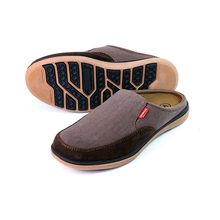 Sepatu Sandal Selop Pria Casual Model Terbaru BG 11 CK