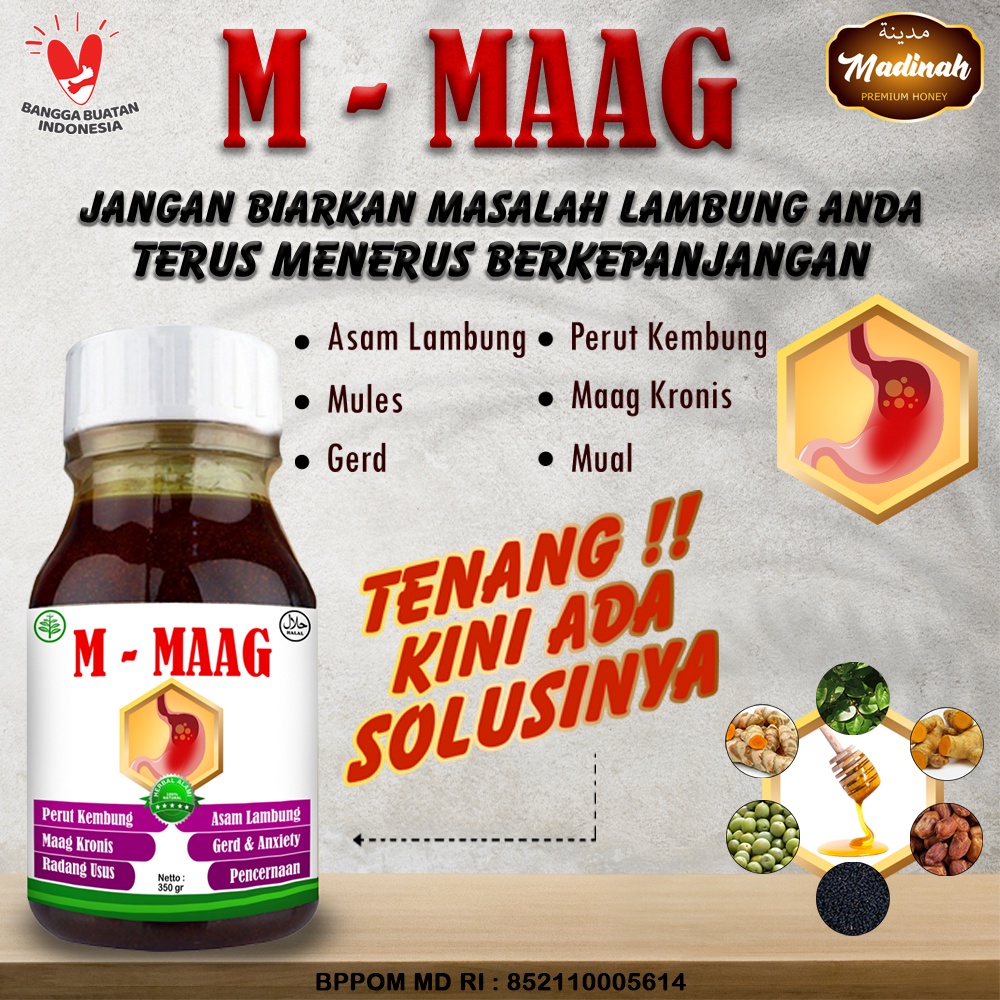 Madu Lambung M-Maag 350 gram