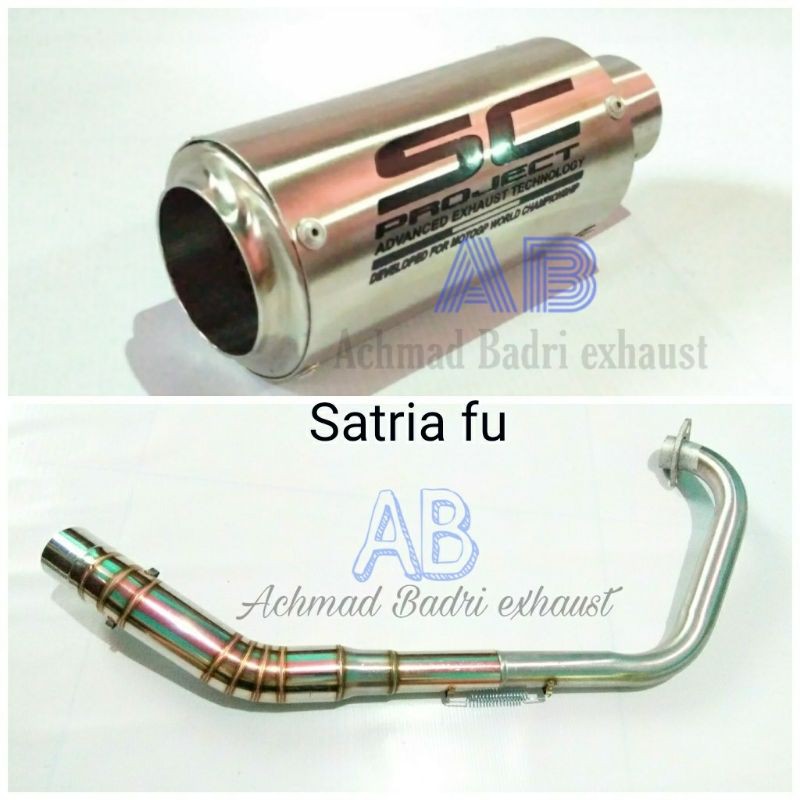 KNALPOT SATRIA FU KNALPOT FU KNALPOT SATRIA F SATRIA INJEKSI FI MODEL KNALPOT SC PROJECT EXHAUST