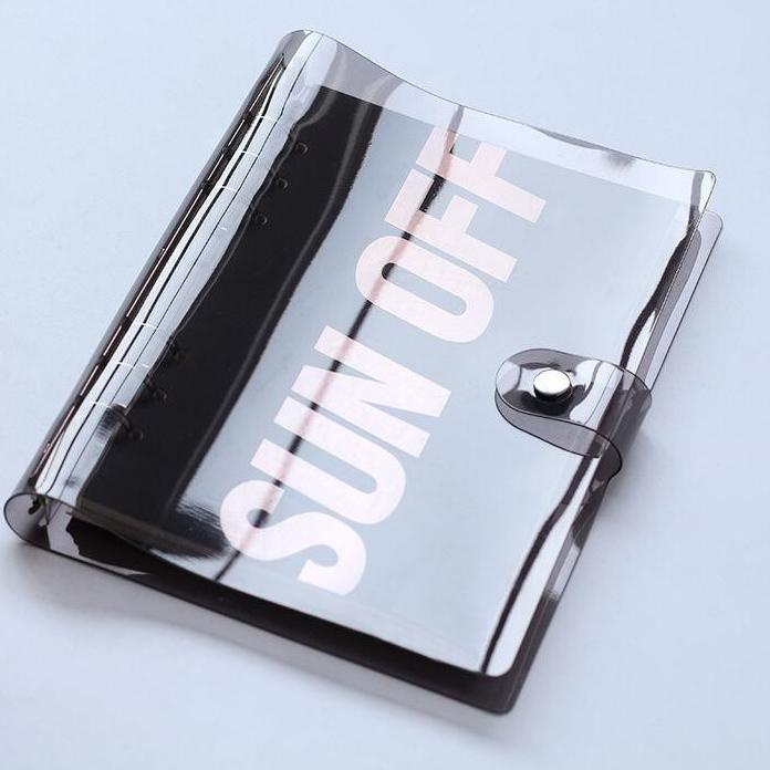 

Terbaru.. [THE UNIVERSE] Buku Binder A5 6 Ring Transparan Binder Cover Notebook Binder Hologram - ST004
