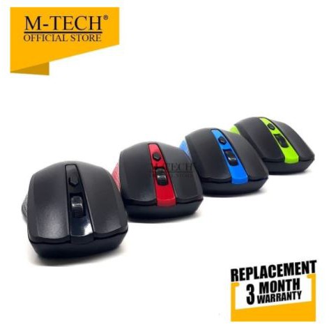 Mouse wireless m-tech 2.4ghz 1600dpi optical sy-6005 - Mice nirkabel mtech optic sy6005