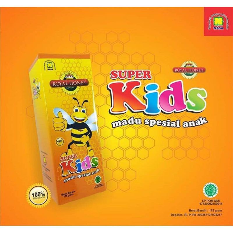 

Natural Honey Super Kids original penambah nafsu makan anak dari bahan herbal murah