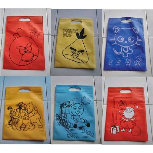 1 HARI BERES TAS Spunbond 75gsm model plong /OVAL 20x26 Spunbond MURAH I TAS Spunbond I TAS SPUNBOND MURAH | Tas Promosi