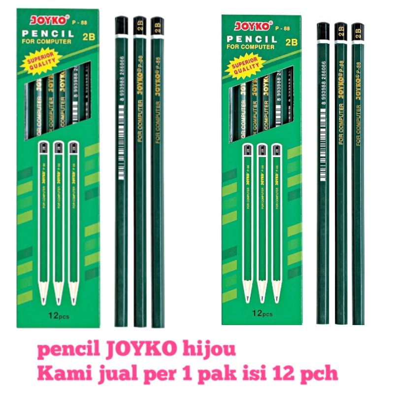 

pencil JOYKO hijou isi 12 pch murah
