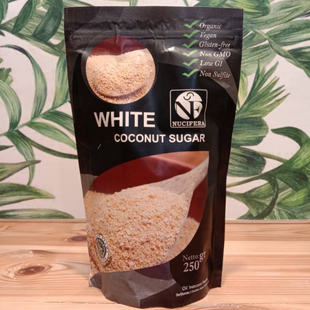 

Nucifera White Coconut Sugar 250 gr / Gula Kelapa Putih