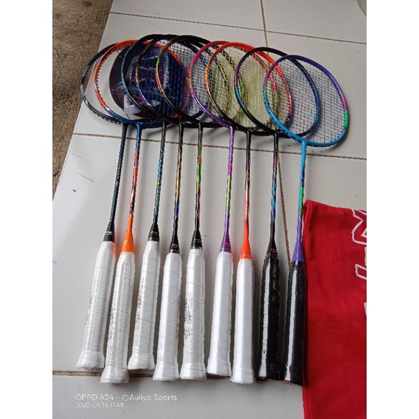 RAKET  BADMINTON LINING WINDSTROM 72/74/76/78+ SUPER 32 LBS SIAP PAKAI
