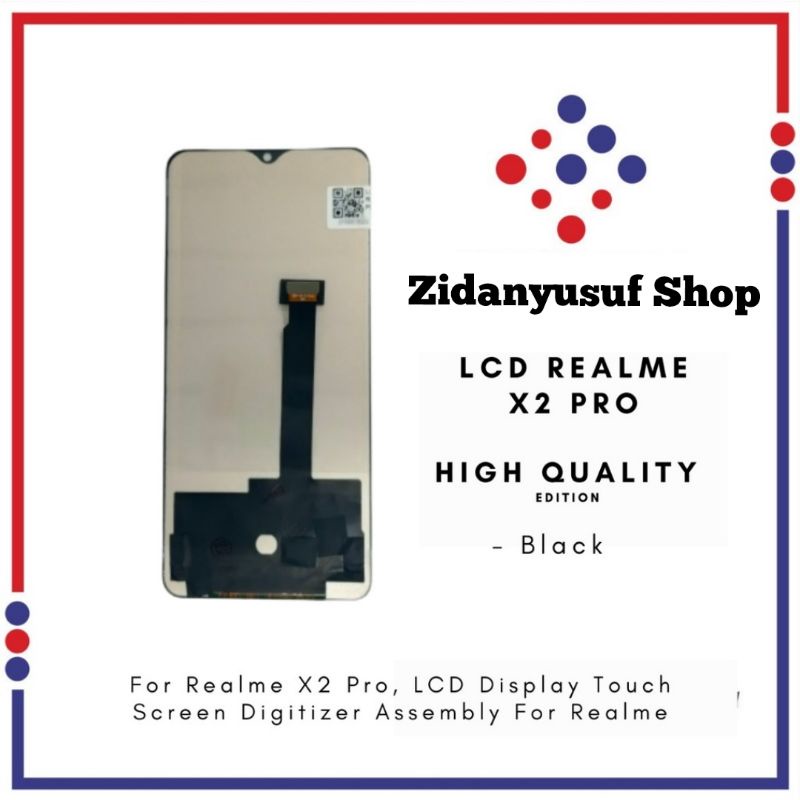 LCD TOUCHSCREEN REALME X2 PRO FULLSET ORIGINAL