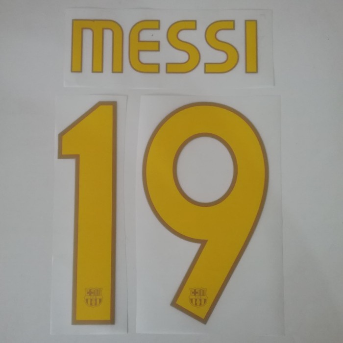 MESSI #19 Barcelona 2007 Nameset