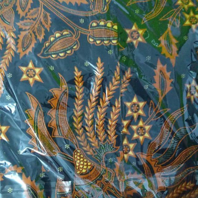 Bswart Batik Hrb026 Kenongo Hem Pendek Padi Pekalongan M L Xl Batik Pria Murah Modern Grosir