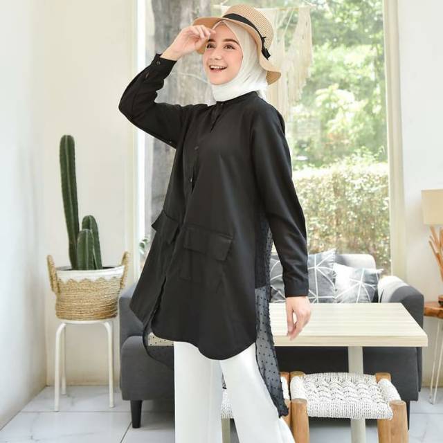 Tunik | Tunic Batwing Tile Dot