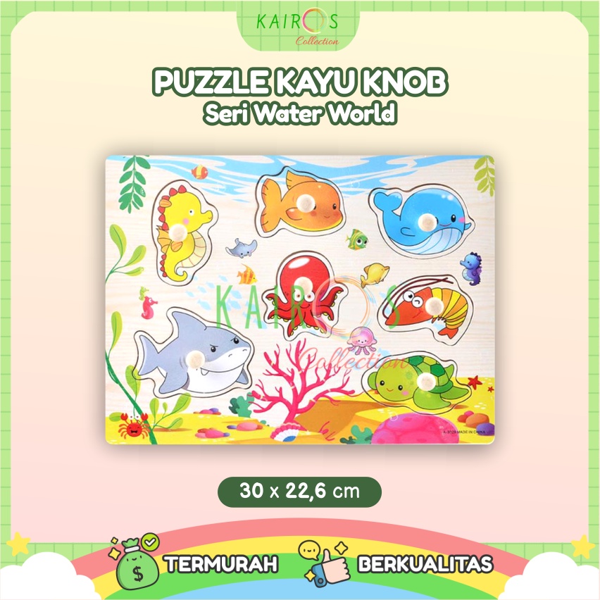 Puzzle Anak Kayu Knob Water World