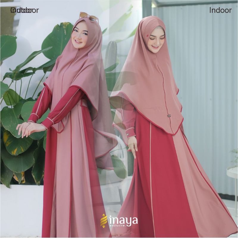 gamis set syar'i  by inayah