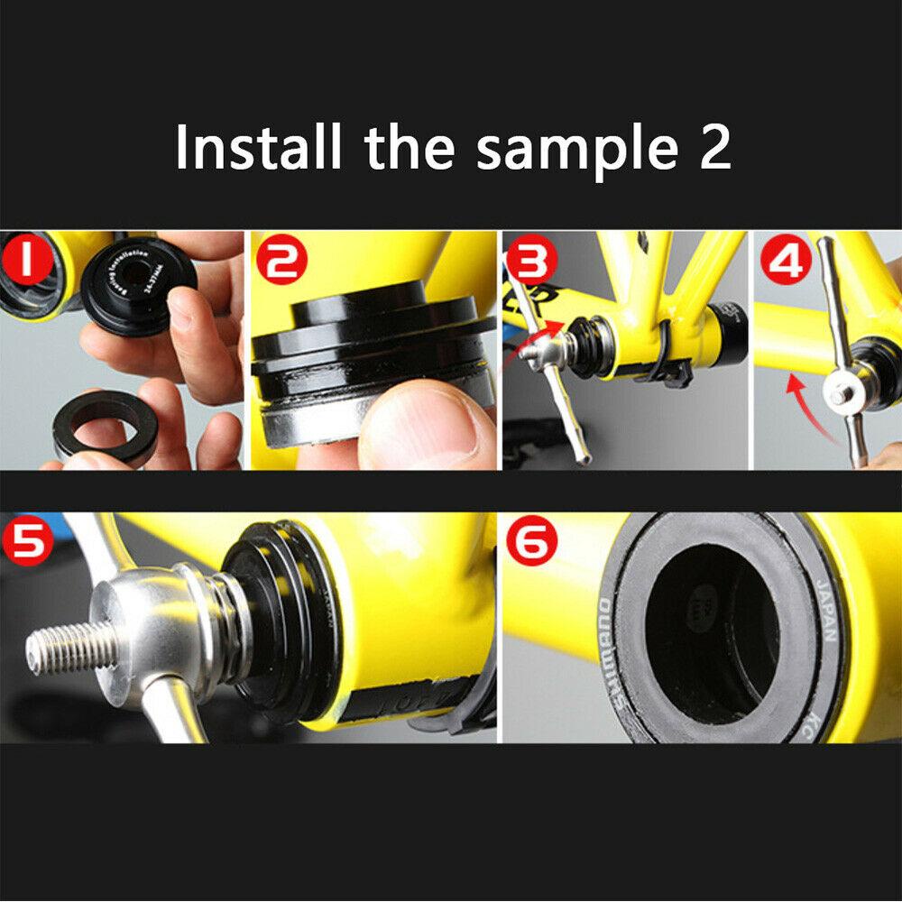 Lanfy Braket Bawah Sepeda Alat Pasang Aksesoris Sepeda BB Bottom Bracket Fixed Gear Mountain Bike Removal Tools