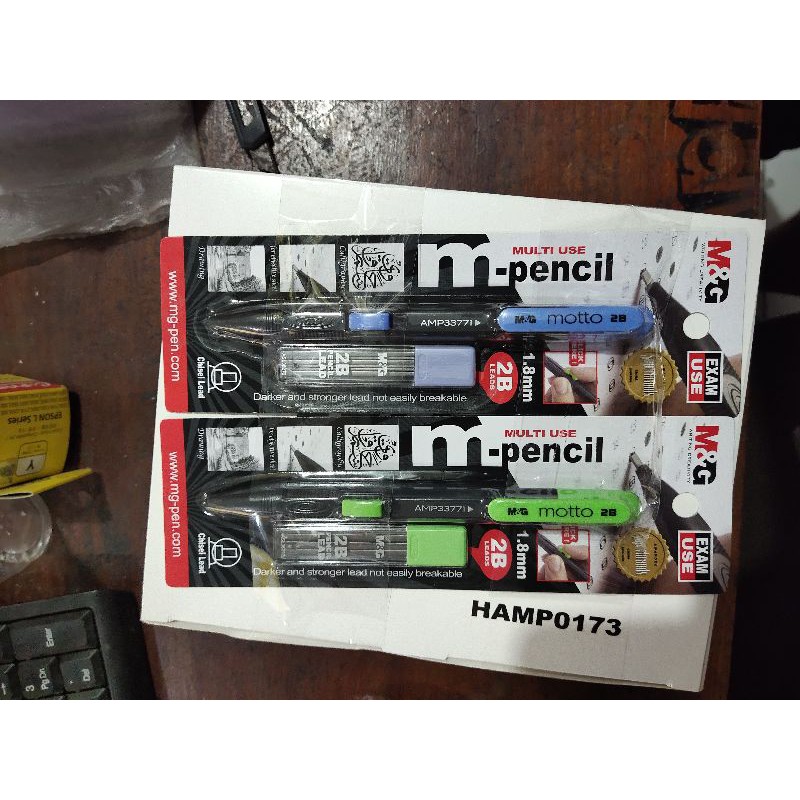 

Pensil mekanik 2B + refill sett 1.8mm