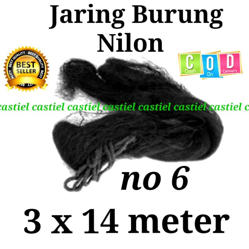 Jaring burung nilon perkutut tekukur mandar blekok