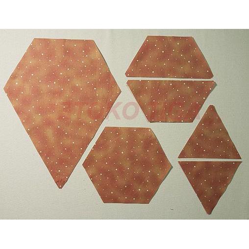 Quilting Ruler / Penggaris Patchwork Model Permata Multifungsi (QR0907)