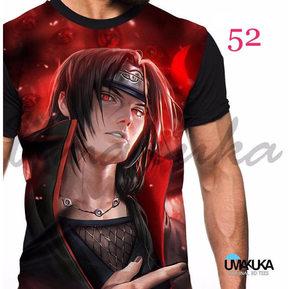 PAKAIAN PRIA SUPER MURAH baju / kaos 3d anime naruto / one piece original murah