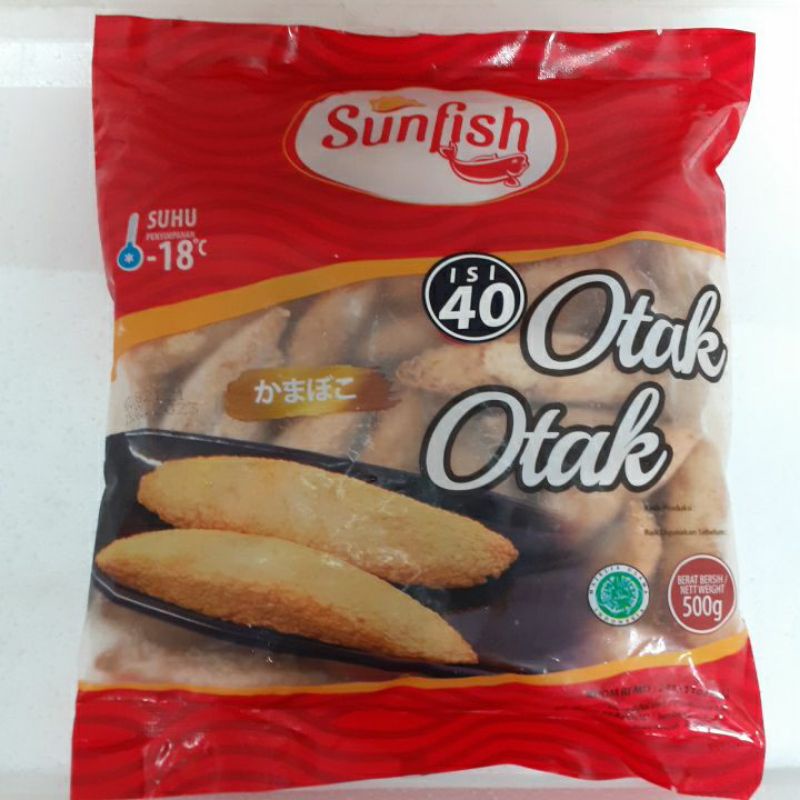 

SUNFISH OTAK OTAK IKAN 500 GR ISI 40