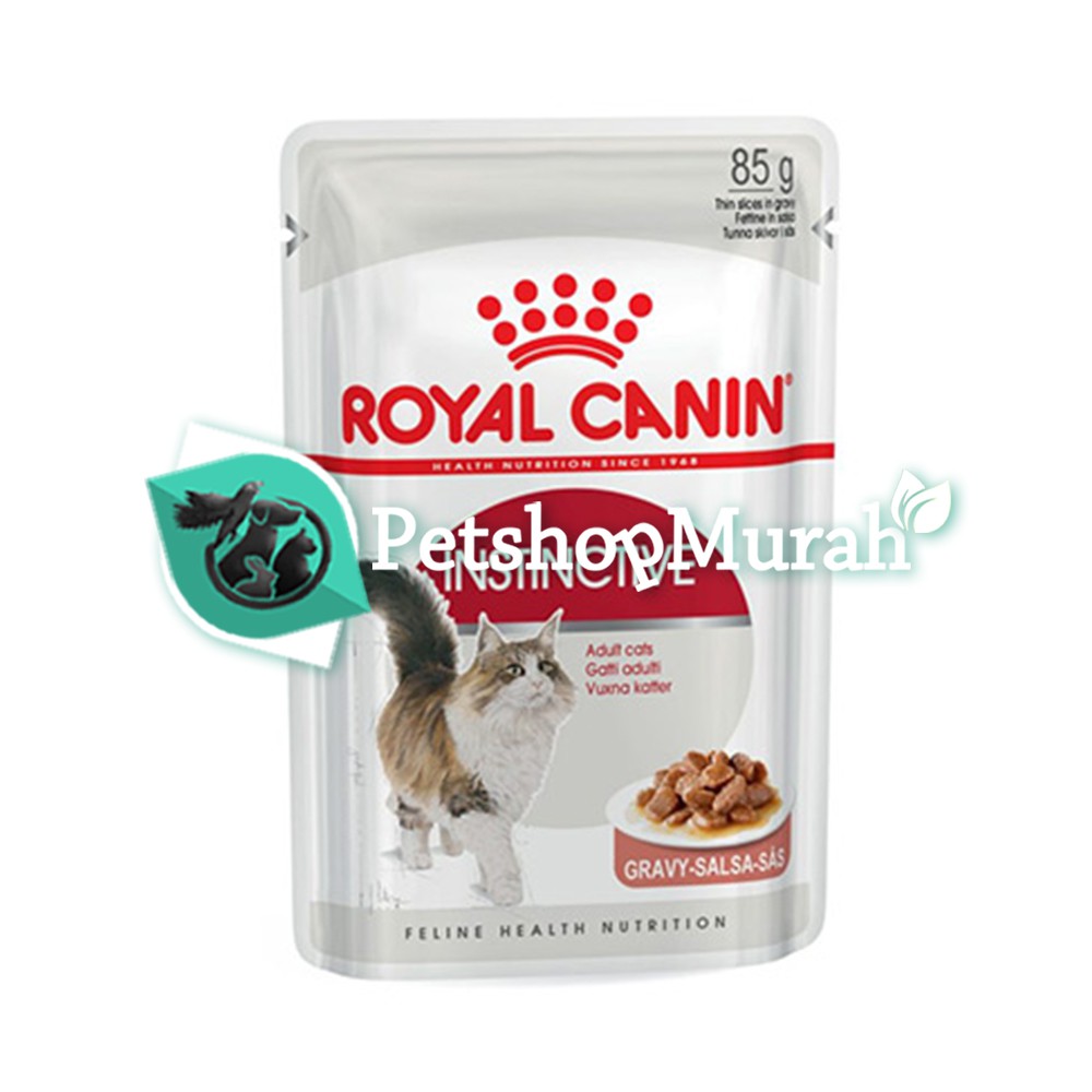 Royal Canin Instinctive Gravy Adult 85 Gram / Makanan Kucing / Wet Food