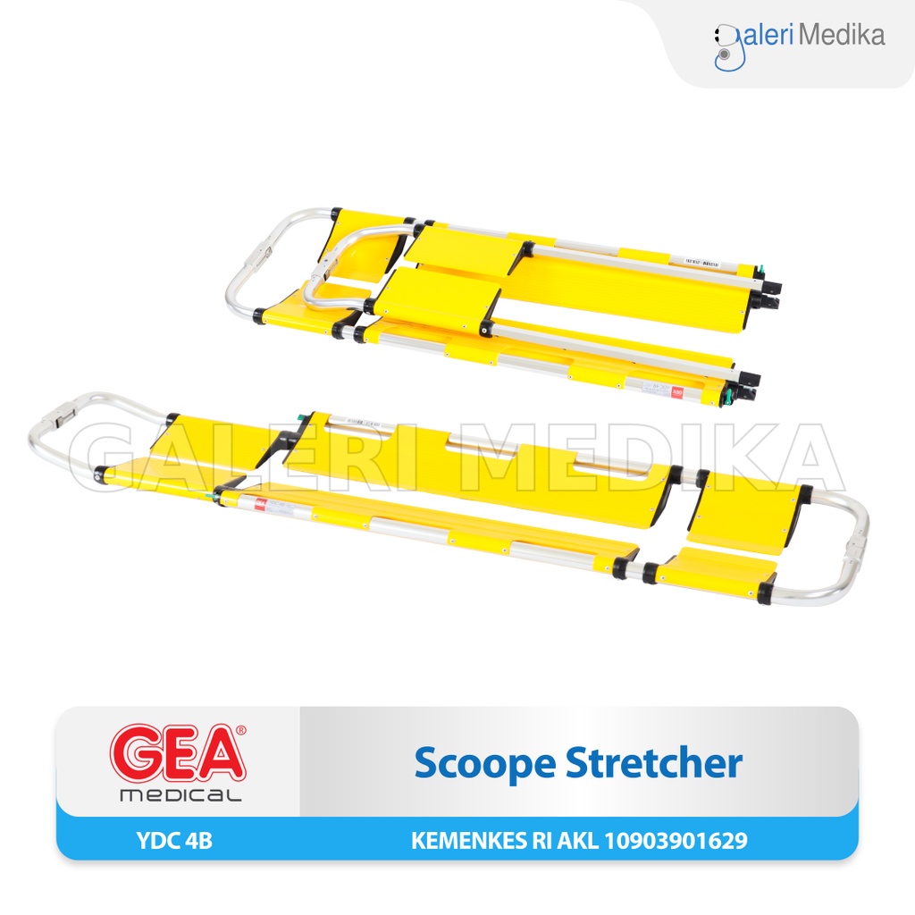 Tandu / Scoop Stretcher YDC 4A/4B - Tandu Evakuasi / Tandu Scoop Aluminium / Tandu Skop GEA YDC 4A/4B