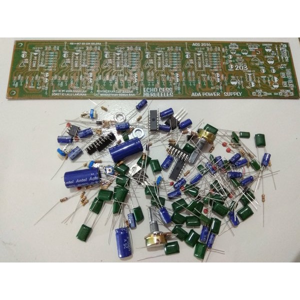 Paket ECHO Reverb 5 IC PT2399 Cess Plus Komponen