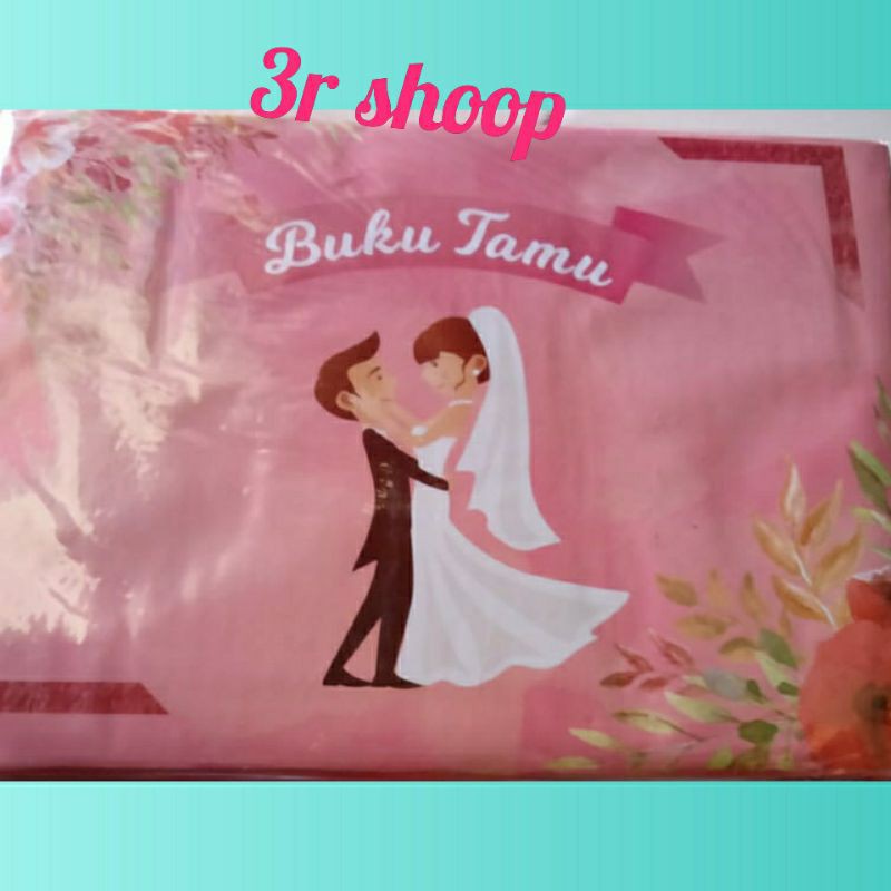 

Souvenir Buku tamu isi 2pcs