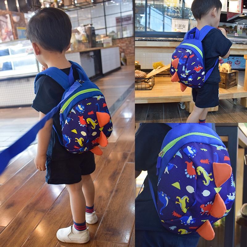 Tas backpack Anak Laki-laki / Perempuan Gambar Dinosaurus Import CB04