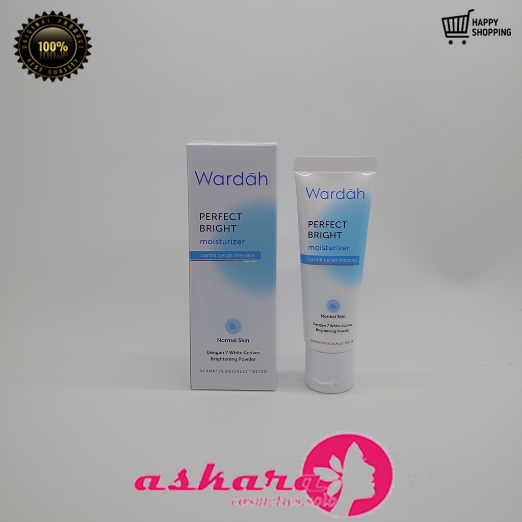 Wardah Perfect Bright Moisturizer Normal Skin 20 ml / Wardah Perfect Bright Moisturizer / Wardah Perfect Bright Series