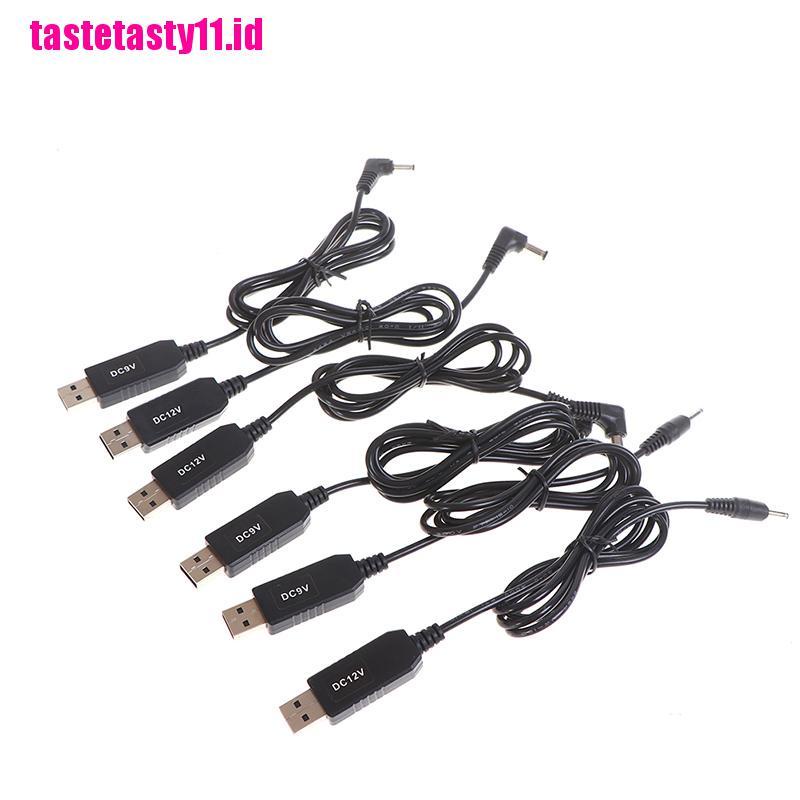 Kabel Adapter Step UP power boost line USB DC 5V Ke 9V 12V 3.5x1.35mm