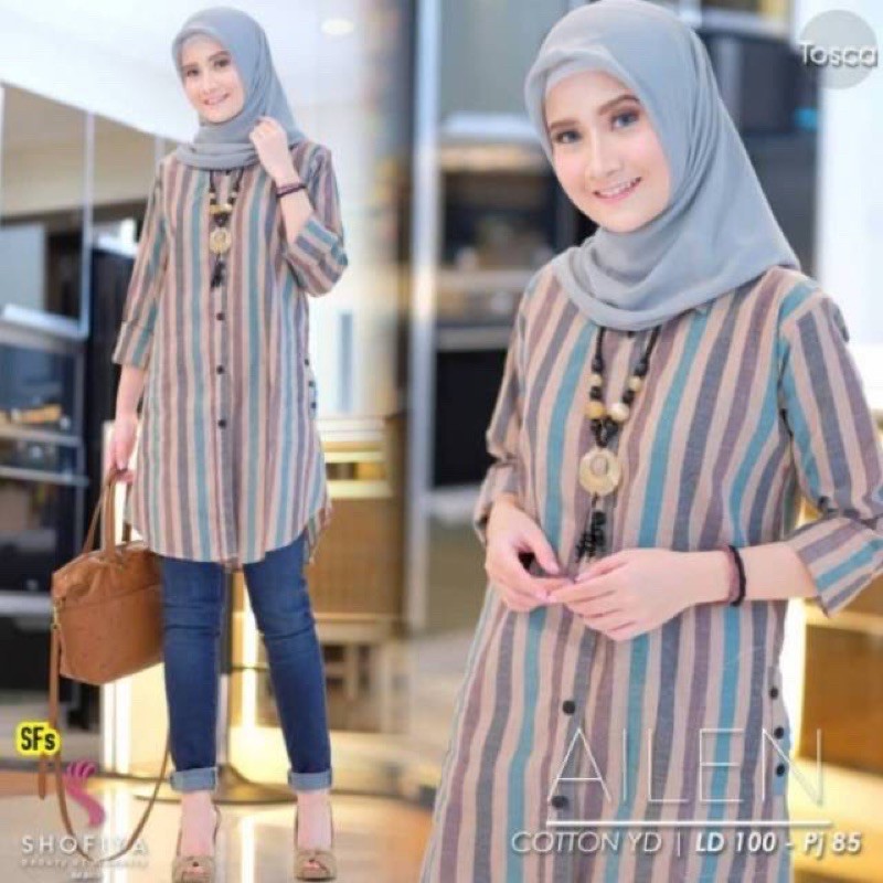 AILEN TUNIK SALUR /TUNIK SALUR LENGAN SERUT