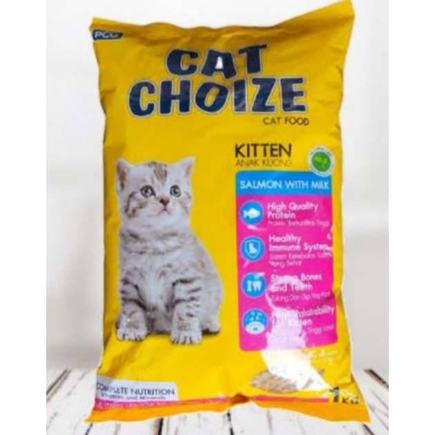 CAT CHOIZE KITTEN 1 Kg Makanan Anak Kucing Cat Choice Cat Food 1Kg