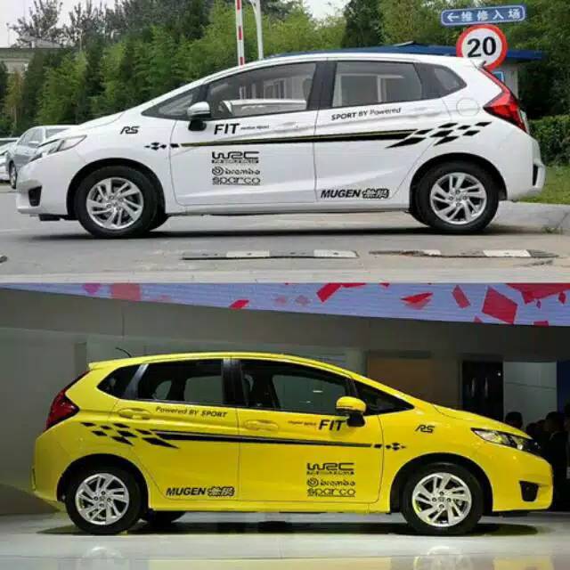  Stiker  mobil honda brio  ayla honda new jazz avanza terios 