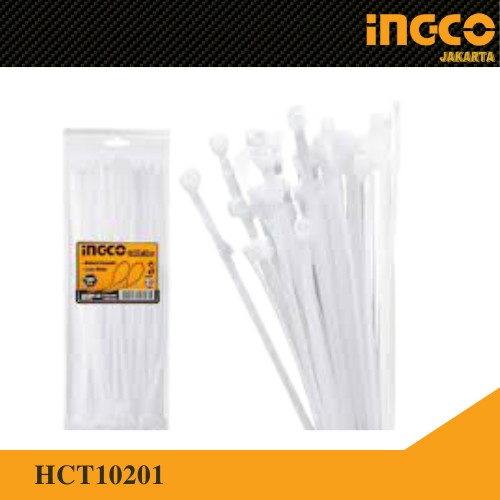 Kabel Ties 100cm Putih 100Pcs Cable Ties INGCO Tie Pengikat Kabel Dasi