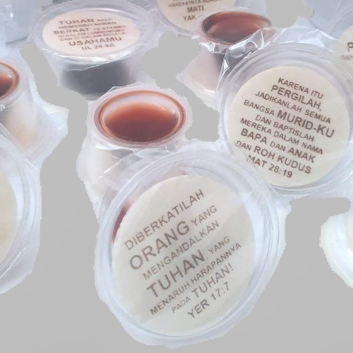 

Hosti Ayat dan Anggur Perjamuan Kudus Cup Besar ( Eceran )