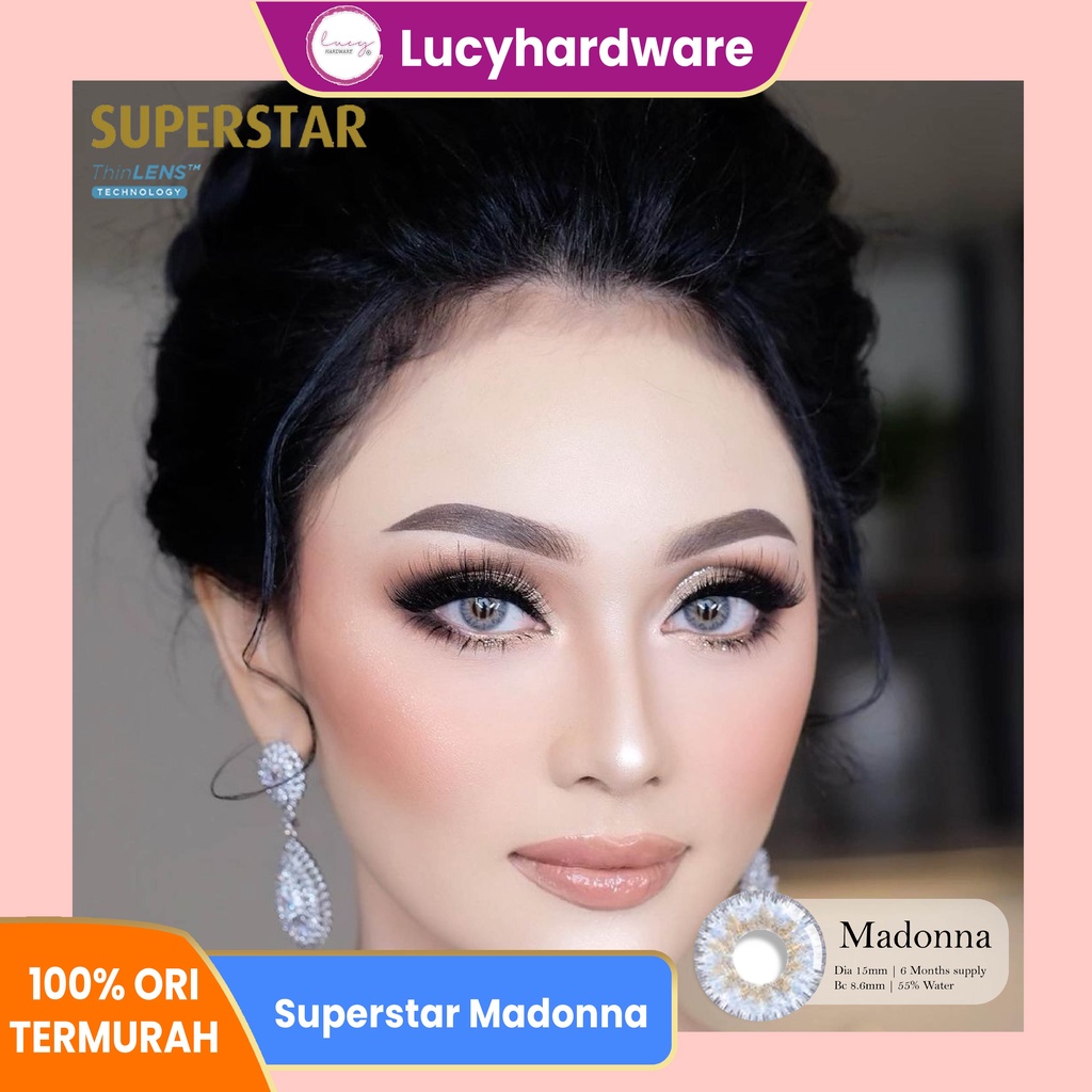 Superstar Madonna softlens warna bulanan