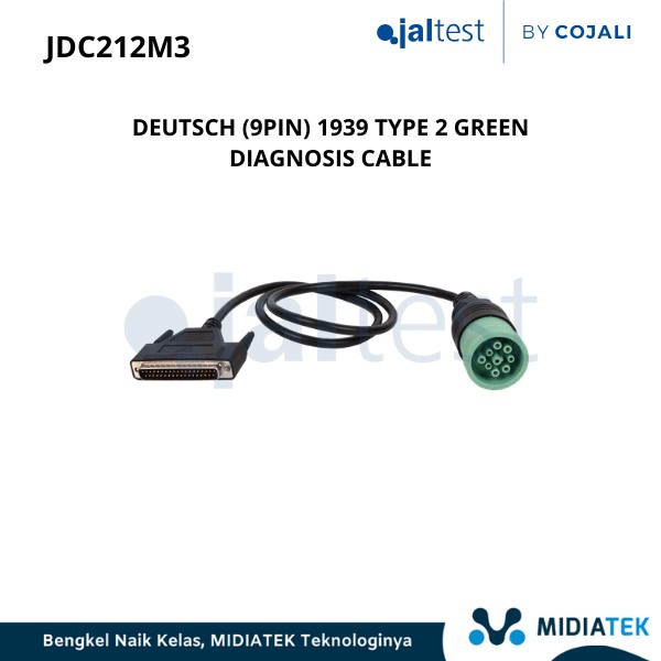 Jaltest Deutsch (9pin) 1939 type 2 green diagnosis cable