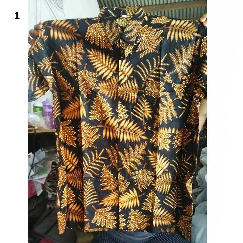 Kemeja Batik Kombinasi Nuha Jumbo XXL