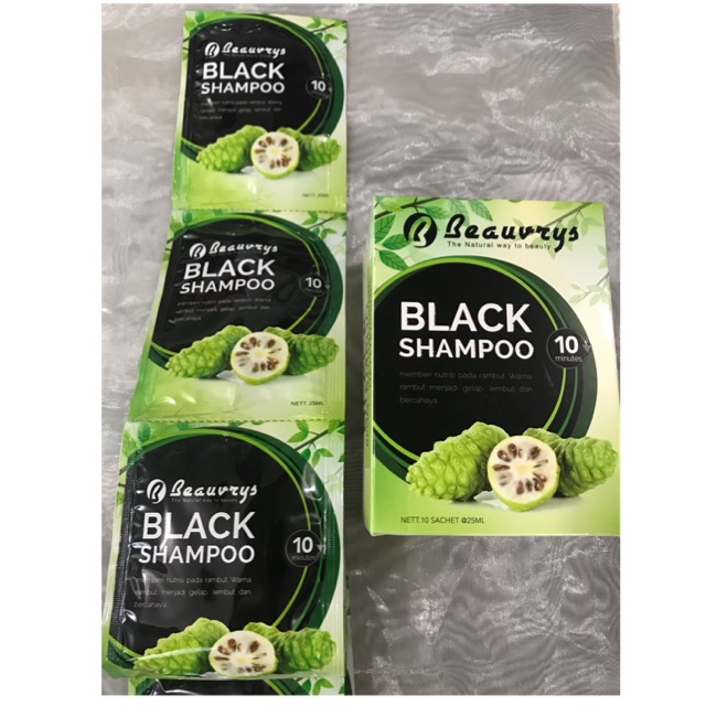 BEAUVRYS BLACK SHAMPOO 25 Ml @ MJ