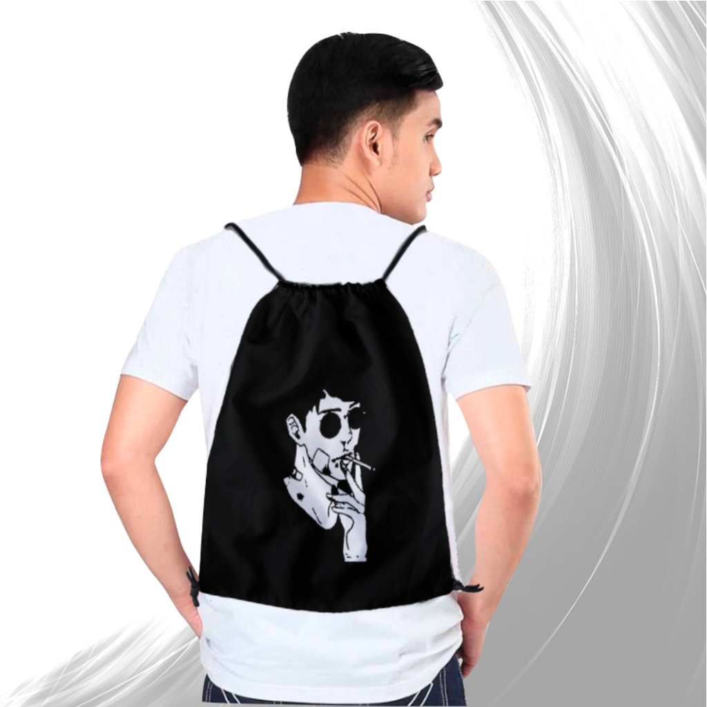 ZCO - Tas Serut Multifungsi Untuk Olahraga Sekolah Futsal Basket Berenang String bag Tas Serut Anti Air Untuk Pria Dan Wanita Terlengkap - New Stringbag Bts / String Bag Dengan Sablon Rubber Jepang 100% - Part II | Morybag