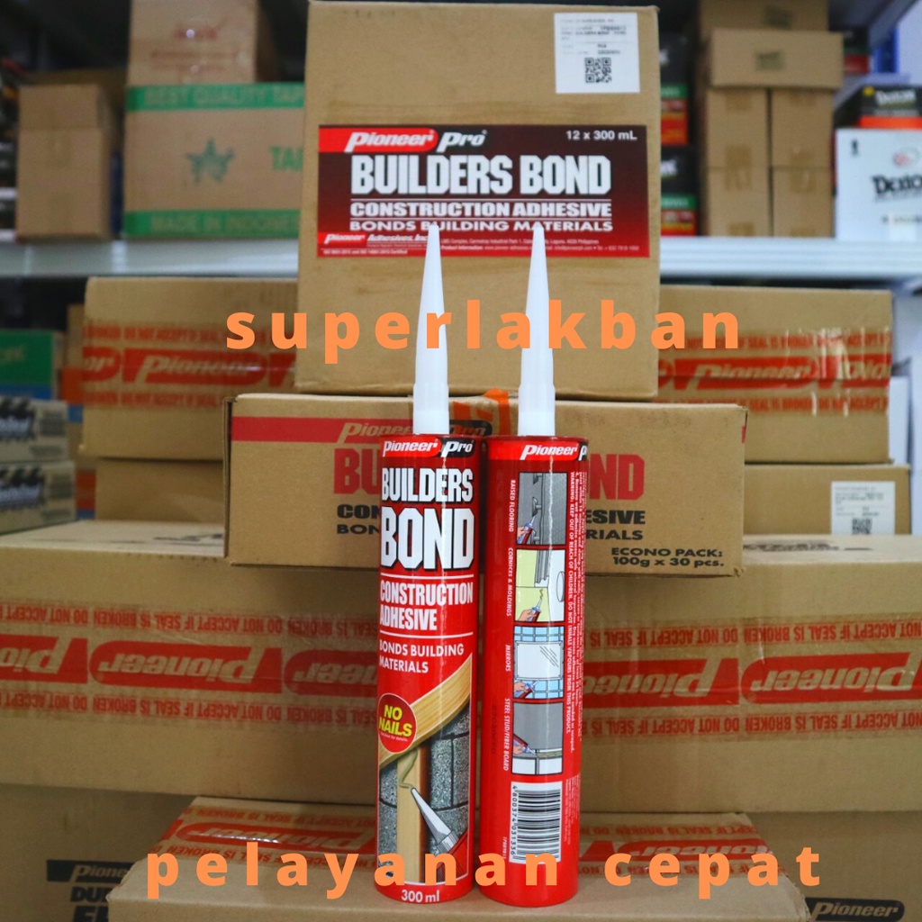 Lem Pengganti Paku Pioneer Builders Bond Merekat Semua Material