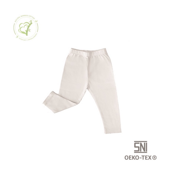 Bamboo and Bub - Legging Leggings Basic Stocking Celana Panjang Soft Bambu Cotton Anak Cewe Fashion Pants