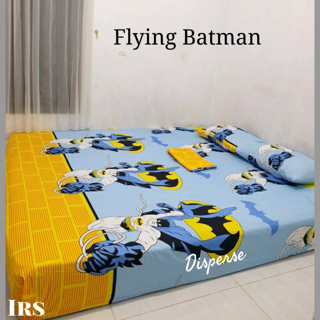 Sprei homemade kitty rainbiw flying batman ponny birthday