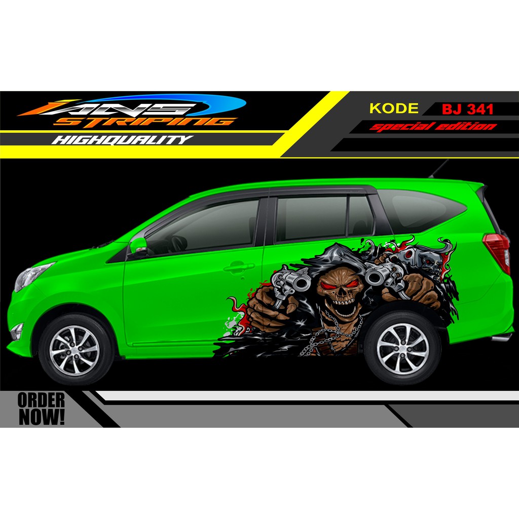 STIKER MOBIL CALYA / STICKER MOBIL SIGRA / DECAL STICKER MOBIL / STIKER MOBIL