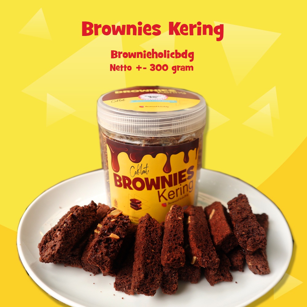 

Brownies Kering Renyah by Brownieholicbdg netto 300gr