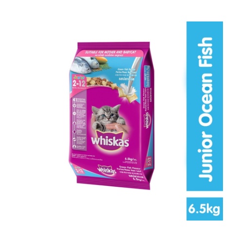 Whiskas dryfood Junior Ocean fish Mother baby cat 6.5kg