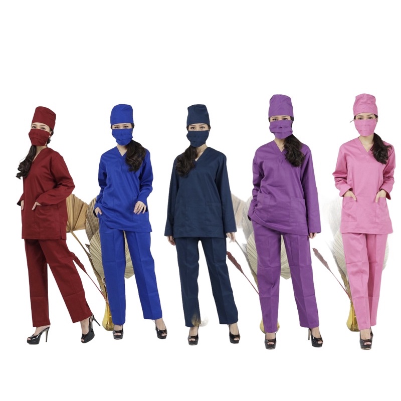 BAJU OKA LENGAN PANJANG / BAJU OK / BAJU JAGA / BAJU DOKTER / BAJU MEDIS