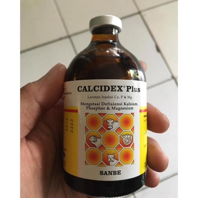 Calcidex Plus Obat Injeksi Hewan Ternak kekurangan mineral