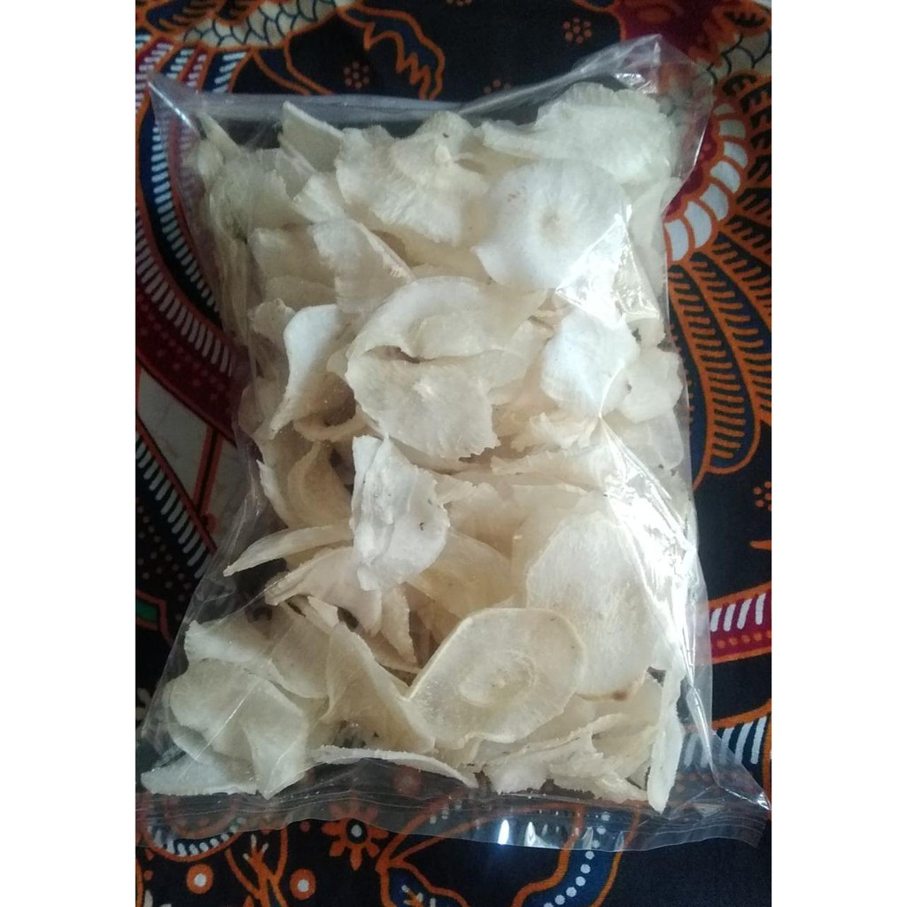 

Keripik singkong mentah siap goreng