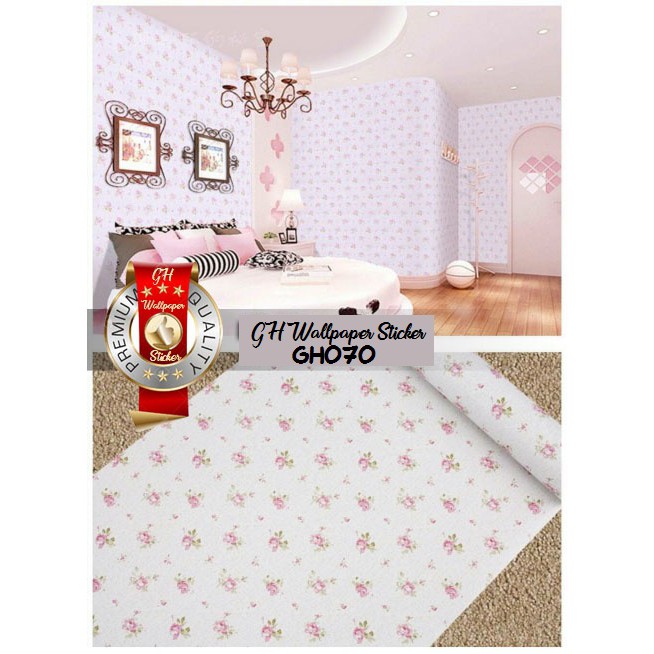 Wallpaper Dinding Kamar Tidur Aesthetic / Wallpaper Dinding 3D Wallpaper Dinding Motif 45cmX10m HOMELIVING-GH070